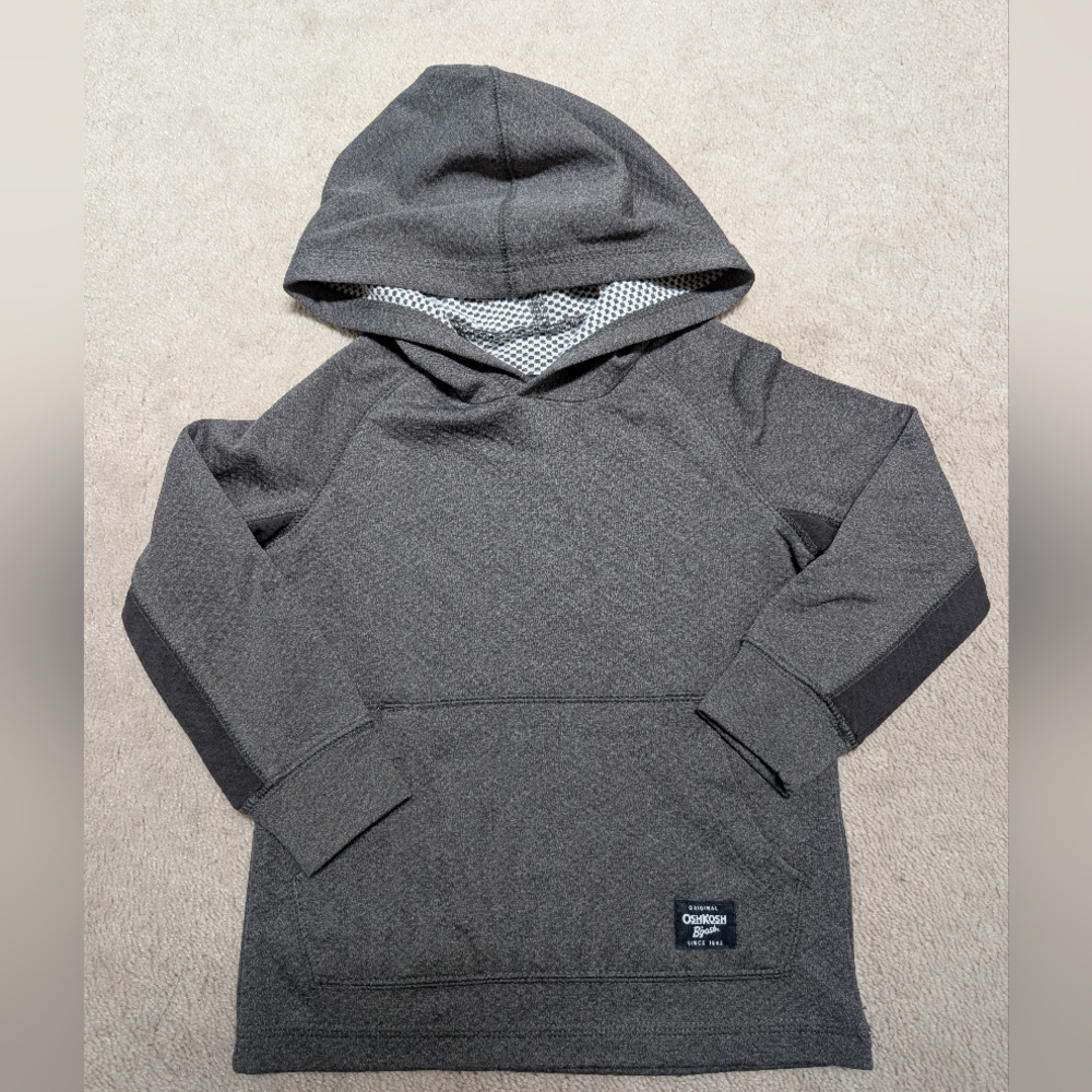 Gray Hooded Sweatshirt